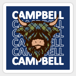 Campbell - Hairy Coo Sticker